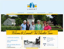 Tablet Screenshot of lamontiowa.com